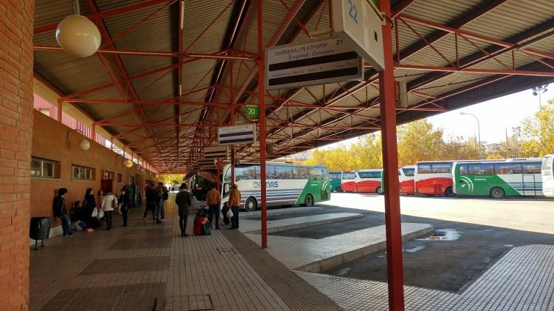 Cambios en la estación de autobuses de Badajoz crea enlace peatonal